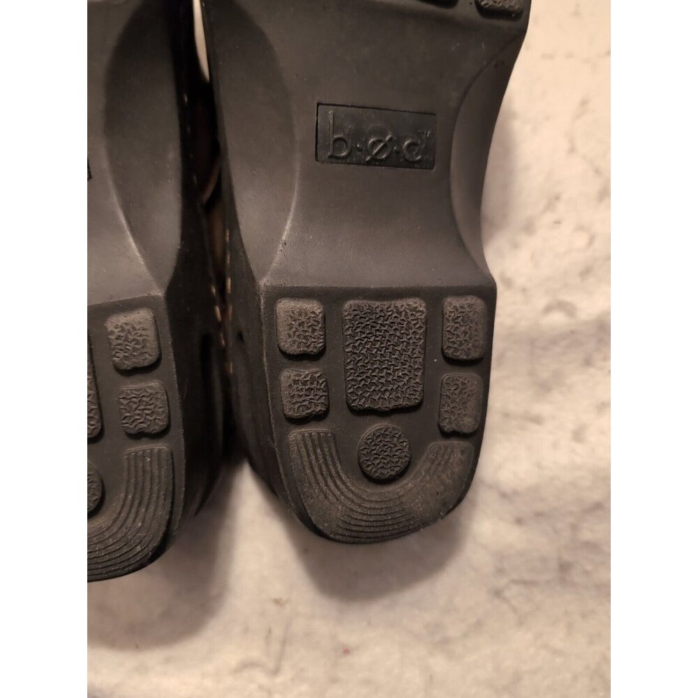 Born B.O.C Brown Leather Slip On Mules Women's Size 10 - Picture 10 of 10